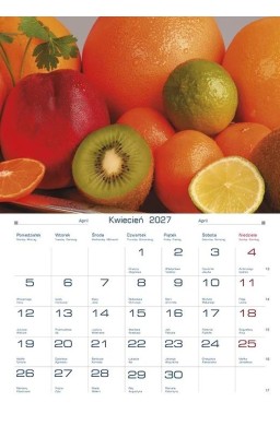 Kalendarz 2027 Kuchenne klimaty