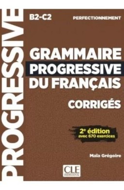 Grammaire progressive du Francais klucz B2-C2