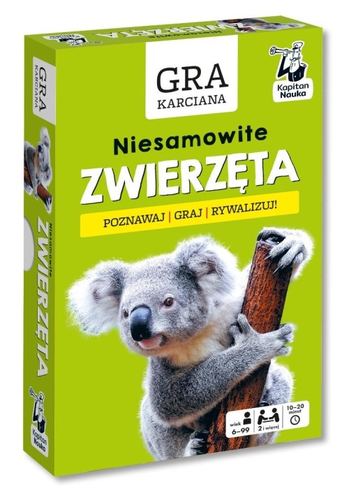 Kapitan Nauka. Niesamowite zwierzęta. Gra karciana