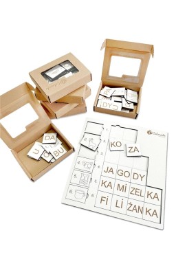 Pakiet: Krzyżówka obrazkowo-sylabowa 6szt