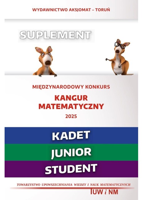 Matematyka z wesołym kangurem Suplement 2025