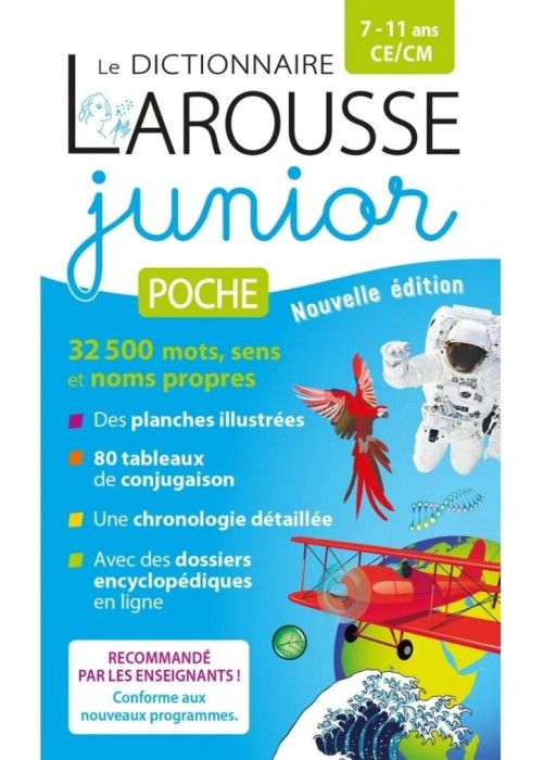 Le dictionnaire Larousse Junior poche 7/11 ans...