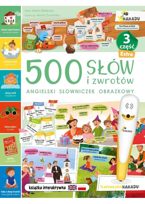 500 słów i zwrotów EXTRA. Angielski słowniczek...