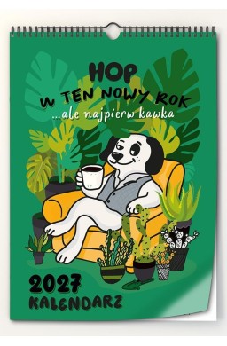 Kalendarz 2027 ścienny Mega psi
