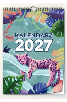 Kalendarz 2027 ścienny Mega animals