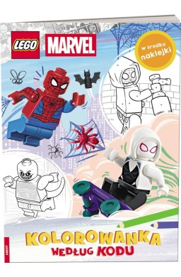 Lego Spider-Man. Kolorowanka według kodu
