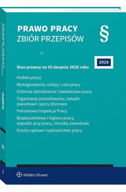 Prawo pracy. Zbiór przepisów