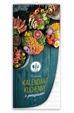 Kalendarz 2027 Ścienny Paskowy Duży Kuchenny