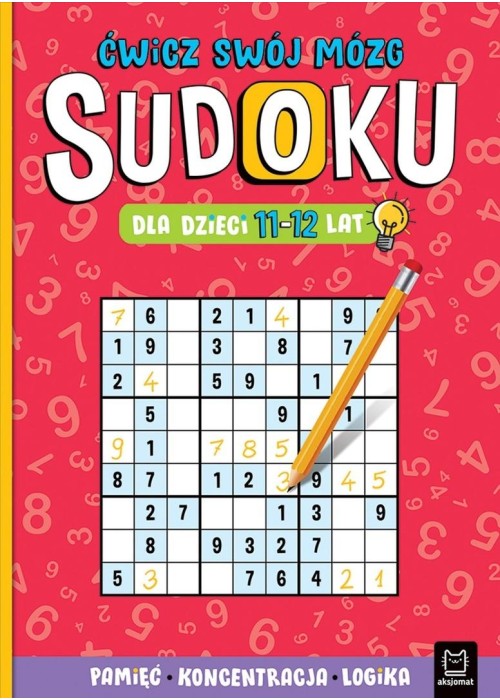 Sudoku dla dzieci 11-12 lat. Ćwicz swój mózg