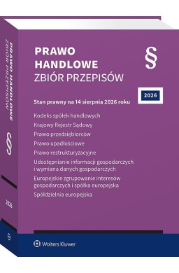 Prawo handlowe. Zbiór przepisów
