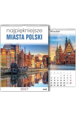 Kalendarz 2027 wieloplanszowy Piękne Miasta