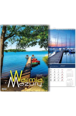 Kalendarz 2027 wieloplanszowy Warmia i Mazury