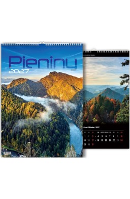 Kalendarz 2027 wieloplanszowy Pieniny