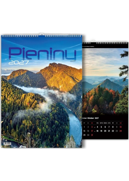 Kalendarz 2027 wieloplanszowy Pieniny