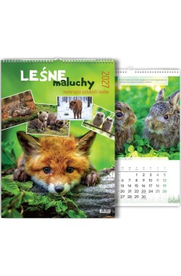 Kalendarz 2027 wieloplanszowy Leśne maluchy