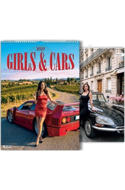 Kalendarz 2027 wieloplanszowy Girls&Cars