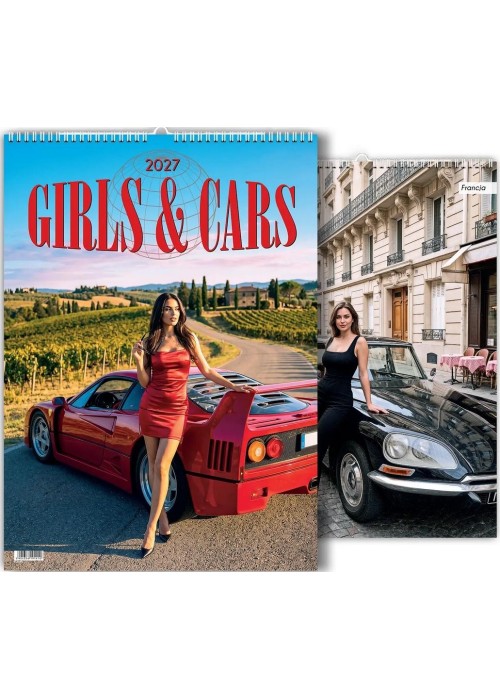 Kalendarz 2027 wieloplanszowy Girls&Cars