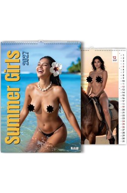 Kalendarz 2027 wieloplanszowy Summer Girls