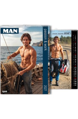 Kalendarz 2027 wieloplanszowy Man, Passion & Work