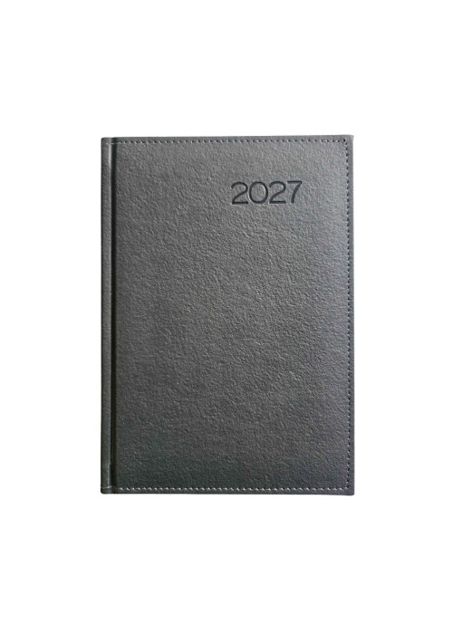 Kalendarz 2027 A5 dzienny szary beton