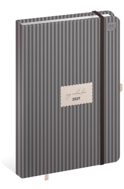 Kalendarz 2027 A5/384 Mat+UV Stripes