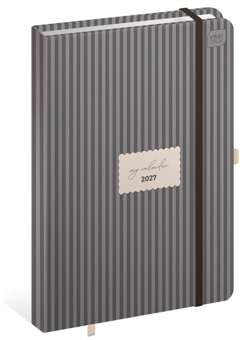 Kalendarz 2027 A5/384 Mat+UV Stripes