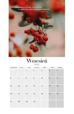 Kalendarz 2027 ścienny z psalmami