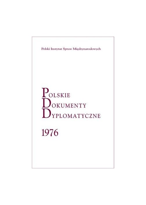 Polskie Dokumenty Dyplomatyczne 1976