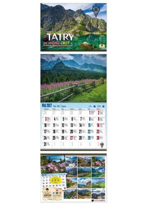 Kalendarz 2027 ścienny albumowy Tatry po zbóju!