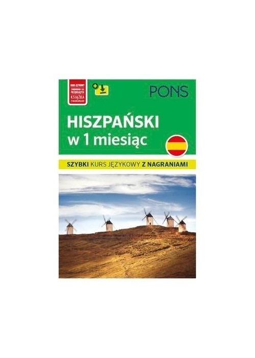 Hiszpański w 1 miesiąc. Szybki kurs językowy+MP3
