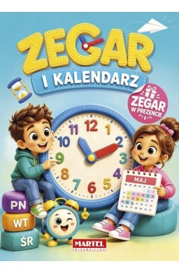 Zegar i kalendarz z makietą zegara