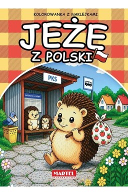 Jeże z Polski z naklejkami