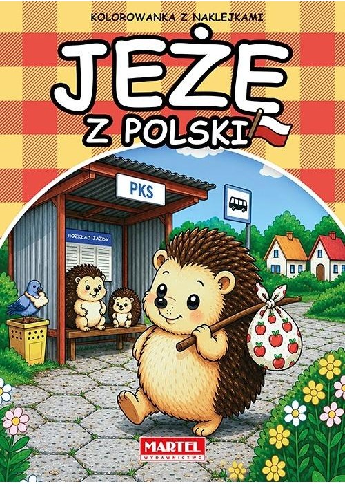 Jeże z Polski z naklejkami