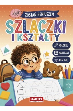 Zostań geniuszem Szlaczki i kształty z naklejkami