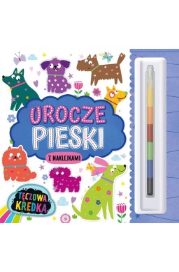 Tęczowa Kredka. Urocze pieski (z naklejkami)
