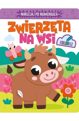 Naklejaj po numerkach. Zwierzęta na wsi