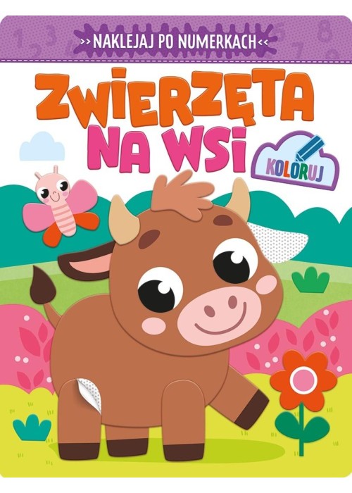 Naklejaj po numerkach. Zwierzęta na wsi