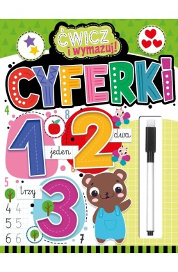 Ćwicz i wymazuj! Cyferki + flamaster