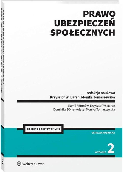 Prawo ubezpieczeń społecznych + testy online w.2