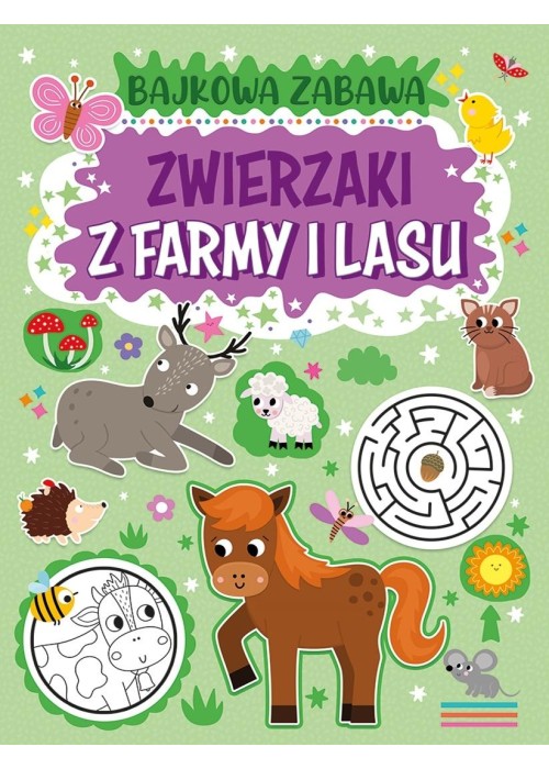 Bajkowa zabawa. Zwierzaki z farmy i lasu