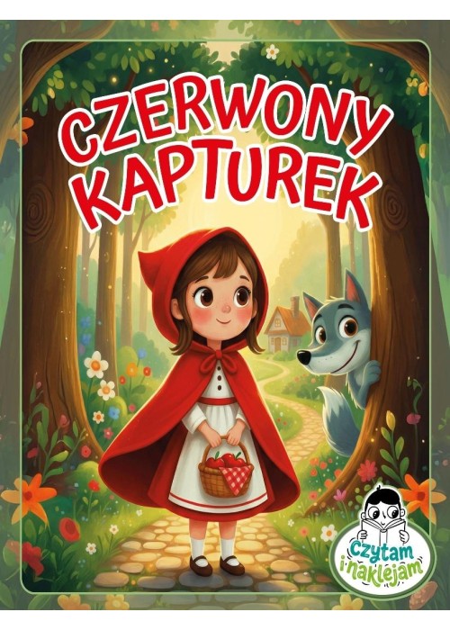Czytam i naklejam. Czerwony Kapturek