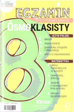 Egzamin Ósmoklasisty. Repetytorium+arkusze 1/2023