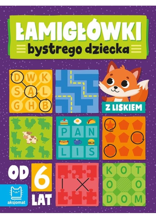 Łamigłówki bystrego dziecka z liskiem