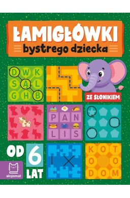 Łamigłówki bystrego dziecka ze słonikiem
