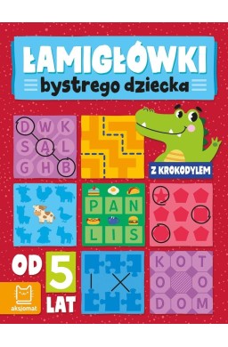 Łamigłówki bystrego dziecka z krokodylem