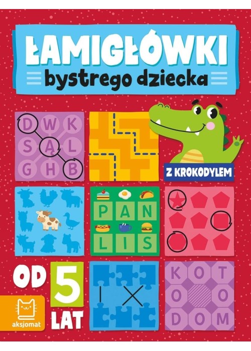 Łamigłówki bystrego dziecka z krokodylem