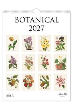 Kalendarz 2027 ścienny Botanika rośliny natura
