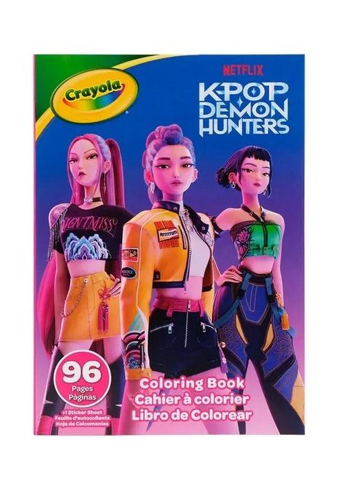 Kolorowanka zamszowa K-Pop Demon Hunters CRAYOLA