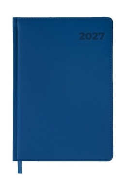 Terminarz 2027 A5 dzienny niebieski