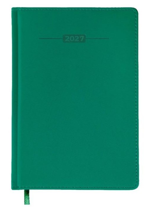 Terminarz 2027 A5 dzienny zielony
